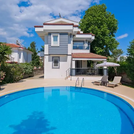 Amber 4 Plus 3 With Pool,sauna And Billiards In Villa Fethiye